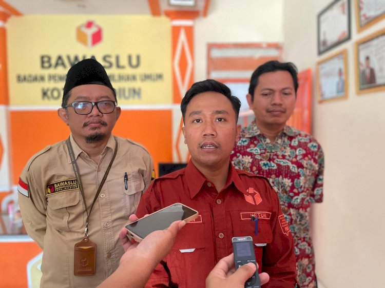 Ketua Bawaslu kota Madiun Wahyu Sesar Tri Sulistyo Nugroho