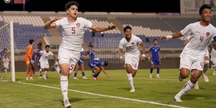 Timnas Garuda Muda menang tipis 1-0 atas Kuwait dalam laga Grup G kualifikasi Piala Asia U-17 2025 di Stadion Abdullah Alkhalifa Alsabah/Ist