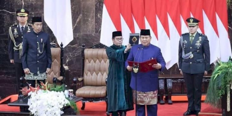 Pelantikan Prabowo Subianto/ist