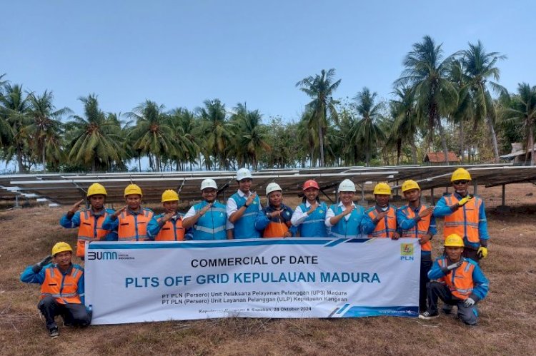 PLN Jawa Timur mengoperasikan PLTS di empat wilayah Kepulauan Madura