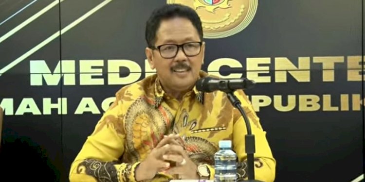 Jurubicara MA, Yanto, dalam konferensi pers di gedung MA, Jakarta Pusat/Repro