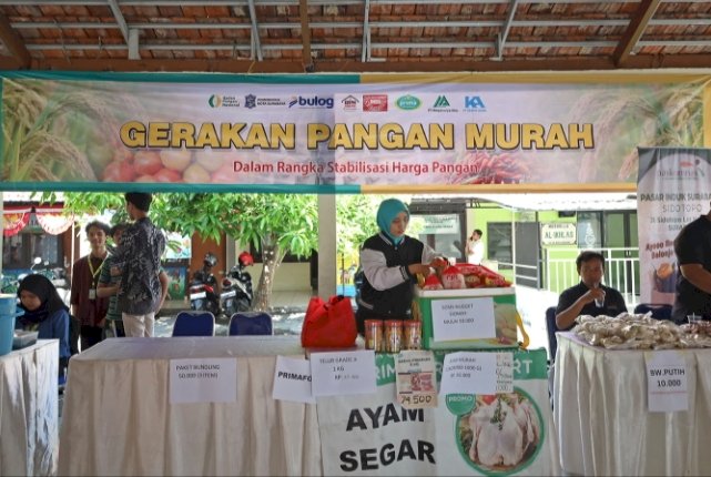 Program Gerakan Pangan Murah di Kecamatan/ist