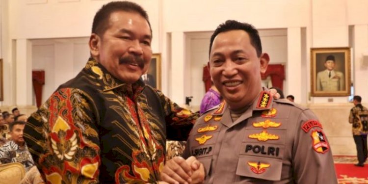 Jaksa Agung ST Burhanuddin dan Kapolri Jenderal Listyo Sigit Prabowo/ist