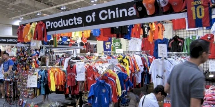 Produk tekstil dari China di Pasar Tanah Abang/RMOL