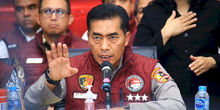 Kabareskrim Polri Komjen Wahyu Widada dalam jumpa pers di Bareskrim Polri pada Jumat, 1 November 2024/Humas Polri