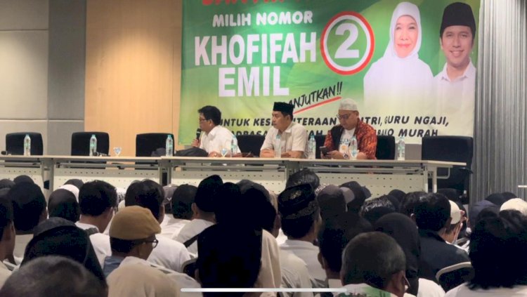 Relawan Gus Ipul Surabaya deklarasi untuk Khofifah-Emil 