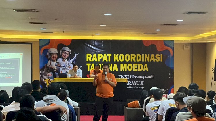 Rapat koordinasi Taruna Moeda untuk kemenangan Eri-Armuji di Pilkada 27 November mendatang 