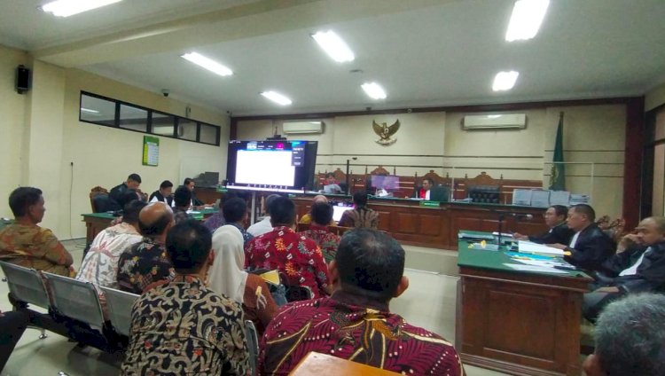 Para saksi di Pengadilan Tipikor Surabaya untuk memberikan keterangan dugaan pemotongan insentif ASN BPPD Sidoarjo/RMOLJatim