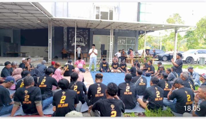 Djoko Susanto saat memberikan sambutan di hadapan Komunitas Soduk/Ist