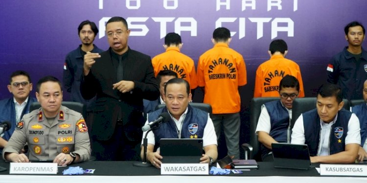 Tersangka kasus judi online yang melibatkan pegawai Kementerian Komdigi/Ist