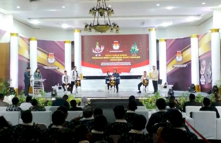 Debat terbuka kedua Pilkada Nganjuk/Ist