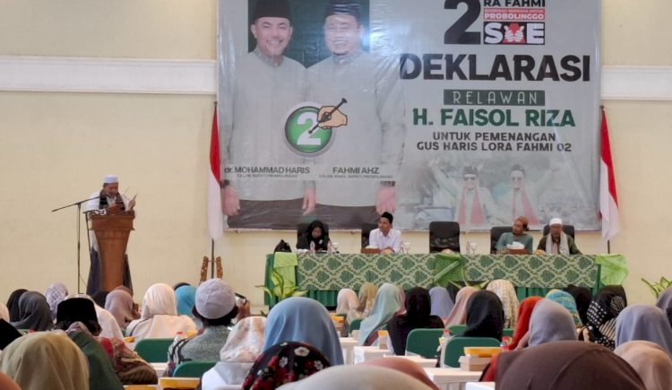 Deklarasi dukung Gus Haris-Ra Fahmi