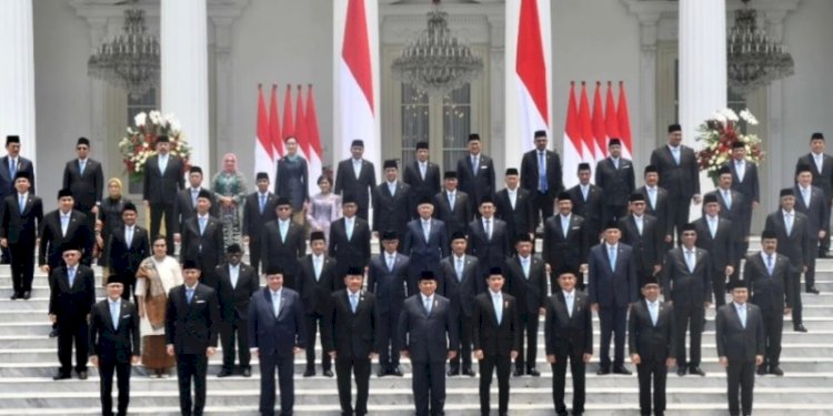Kabinet Merah Putih Pemerintahan Prabowo-Gibran/Repro