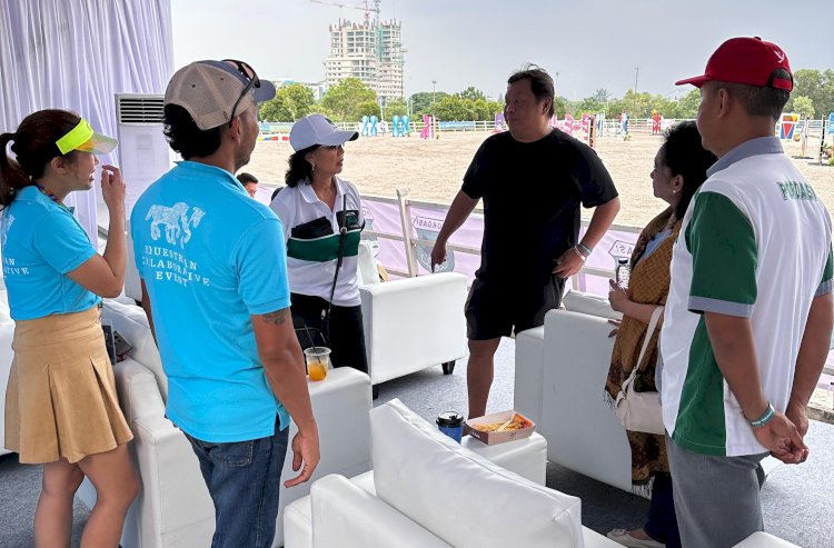 President of Event ECE 2024, Ionie Dewa Brata saat Equestrian Collaborative Event/Ist