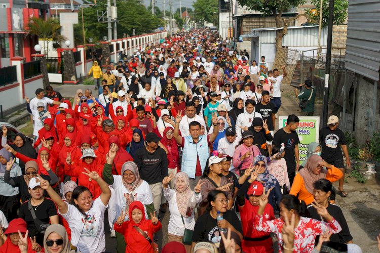 jalan sehat di Blitar 