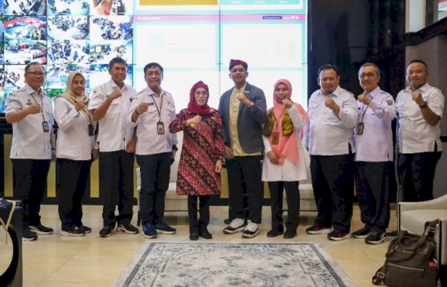 PJs Wali Kota Restu bersama tim juri IGA 2024/RMOLJatim