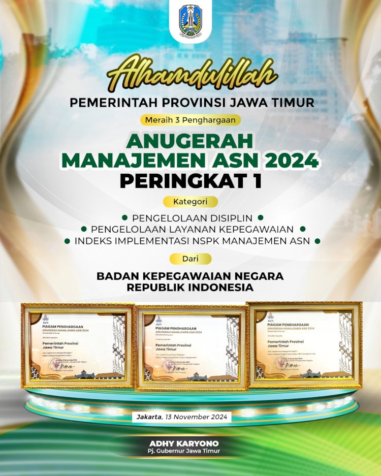 Penghargaan Anugerah Manajemen ASN/Ist