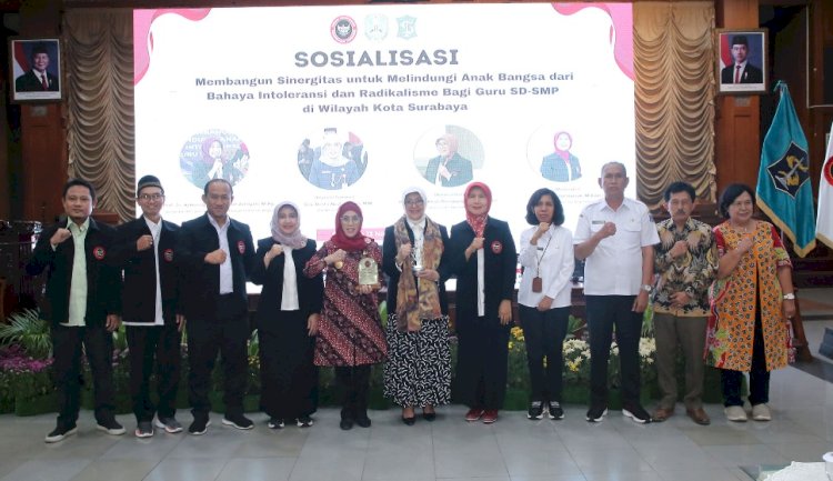 Sosialisasi pencegahan terorisme yang dihelat FKPT Jatim/ist
