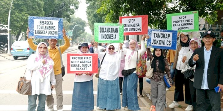 Aksi Koalisi Nasional Perempuan Indonesia (KNPRI) menuntut kedilan/Ist