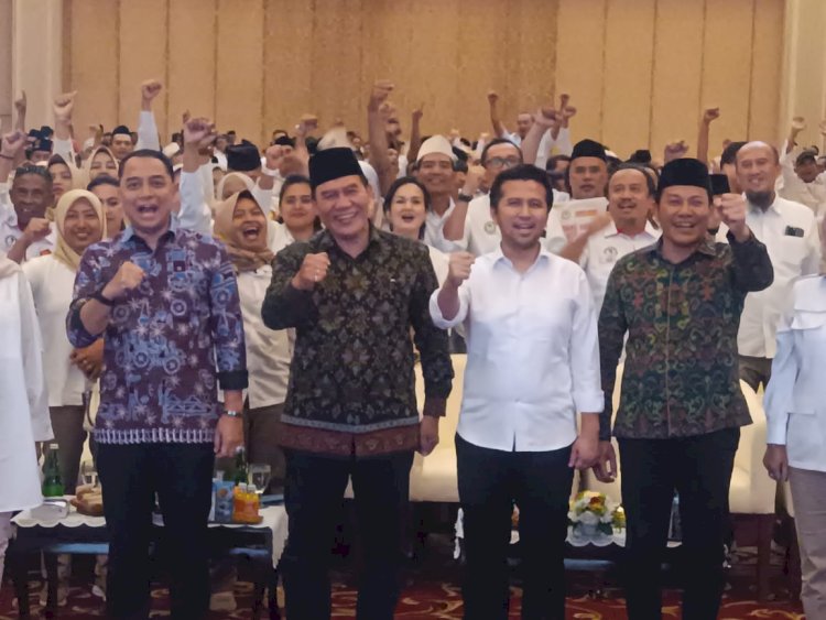 BHS bersama Emil Dardak dan Eri Cahyadi 