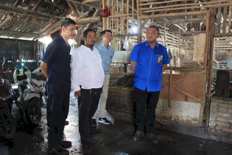Dirut PD Pasar Surya Surabaya, Agus Priyo meninjau Pasar Keputran Selatan/RMOLJatim