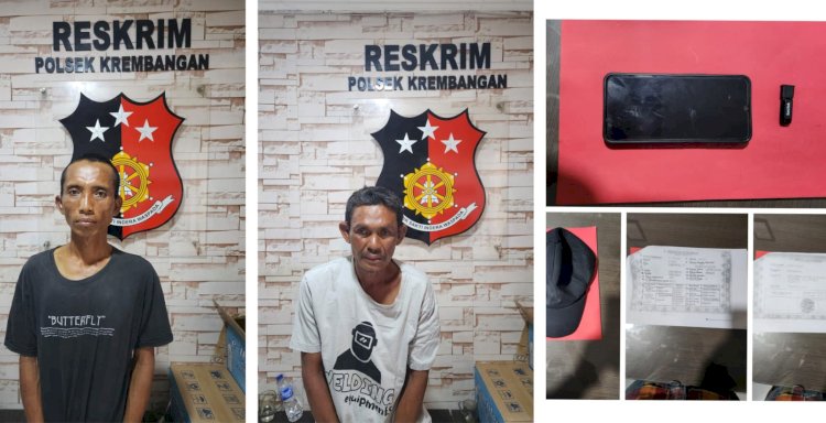 Para pelaku yang tertangkap 