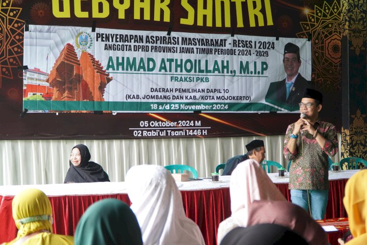 Anggota DPRD Jatim Ahmad Athoillah saat reses di Mojokerto/ist