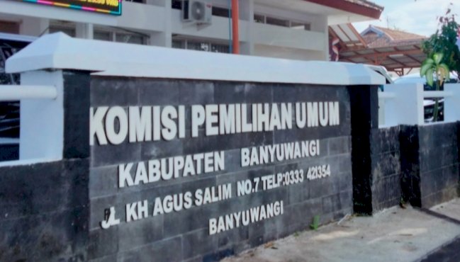 Kantor KPU Banyuwangi di Jalan KH Agus Salim/RMOLJatim