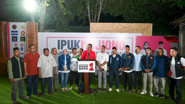 Pasangan Ipuk Fiestiandani-Mujiono di Pilkada Banyuwangi 