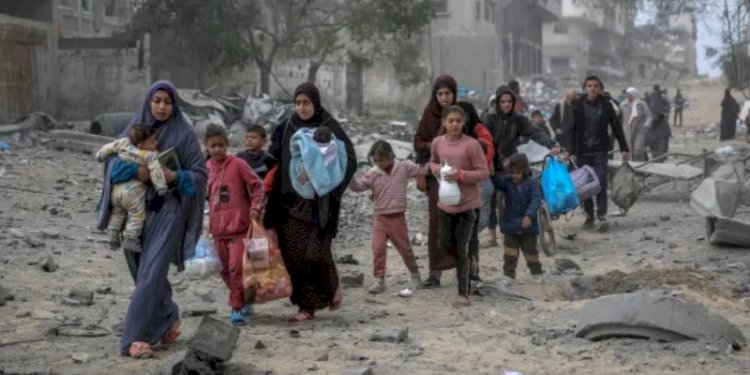 Warga pengungsi Palestina/AFP