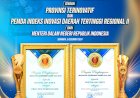 Jatim Raih Penghargaan Provinsi Terinovatif di IGA 2024, Pj Gubernur Adhy: Iklim Budaya Inovasi Sangat Luar Biasa