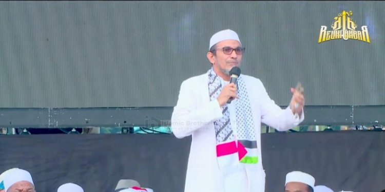 Ketua Panitia Reuni Akbar 212, Ahmad Sobri Lubis/Tangkapan layar