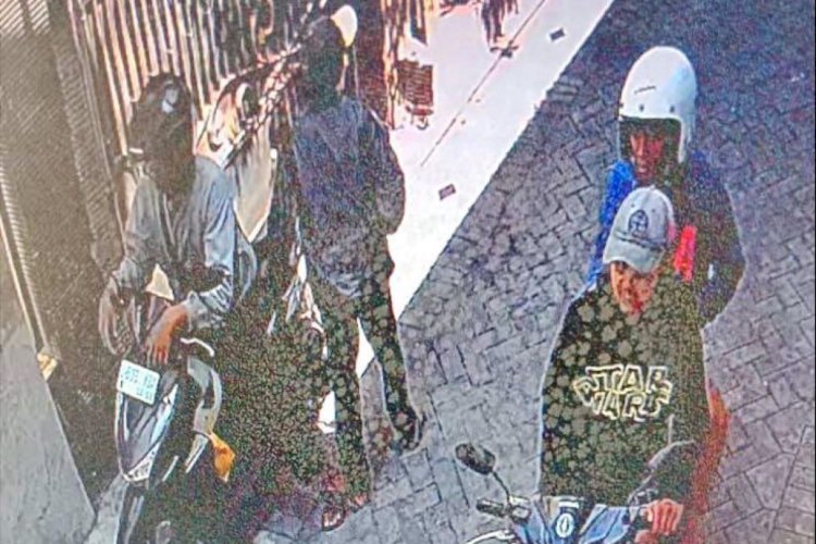 Empat pelaku yang terekam CCTV 