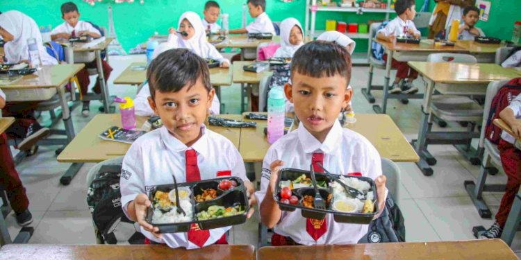 Uji makan gratis siswa SD di Jakarta/Ist