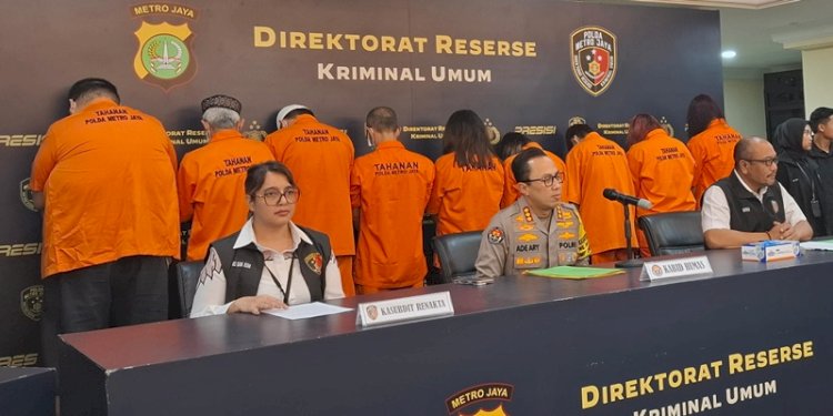 Konferensi pers Dirreskrimum Polda Metro Jaya Kombes Wira Satya Triputra di Mapolda Metro Jaya, Jakarta Selatan pada Jumat, 6 Desember 2024/RMOL