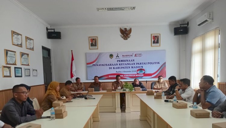 Acara pembinaan penatausahaan keuangan Parpol di Kabupaten Madiun/RMOLJatim