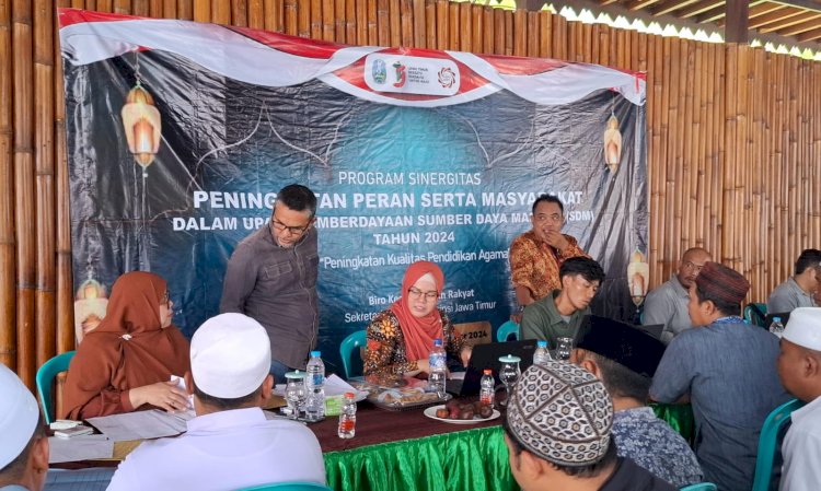 Habib Mahdi bersama para imam masjid di Probolinggo/RMOLJatim