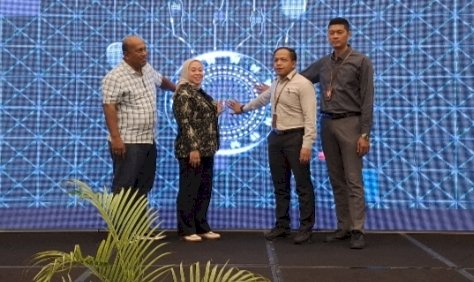 Grand Launching Modal Kerja Merchant hasil kerjasama Toko Ladang dengan Bank Jatim di Hotel The Sun Madiun/RMOLJatim