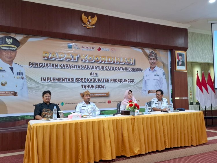 Pembukaan Rakor Penguatan Kapasitas Tim SDI dan SPBE Kabupaten Probolinggo/Ist
