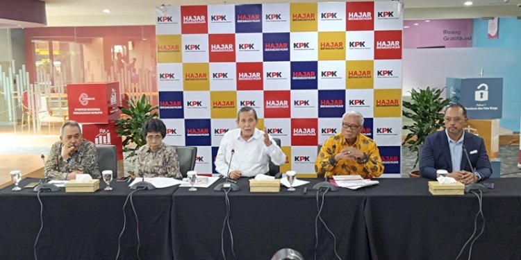 Konferensi pers kinerja Dewas KPK periode 2019-2024/RMOL