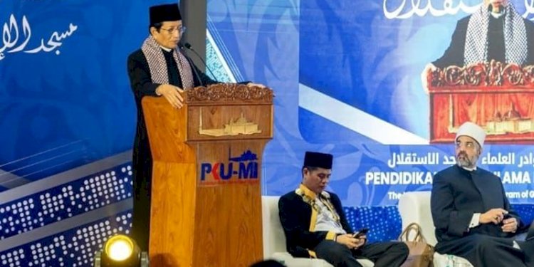 Menteri Agama, Nasaruddin Umar membuka Wisuda dan Pengukuhan Kader Ulama Masjid Istiqlal (PKU-MI) ke-1 2024 di Masjid Istiqlal, Jakarta Pusat, Kamis 12 Desember 2024/RMOL