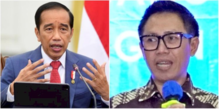 Kolase Joko Widodo dan Sekjen PAN Eko Patrio/RMOL