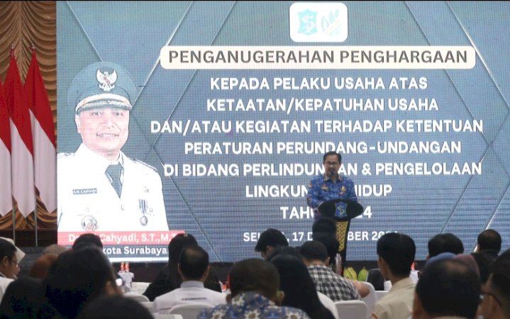 Ikhsan saat memberikan sambutan/ist