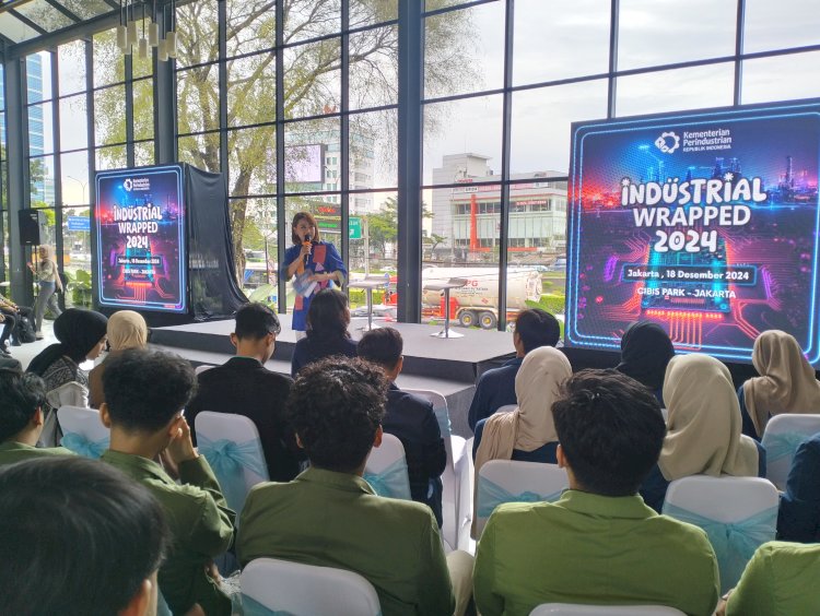 Kementerian Perindustrian menyelenggarakan acara bertajuk "Kaleidoskop Industrial Wrapped 2024 & Branding Jakarta Digital Industrial Parkway" di Cibis Park, Simatupang, 