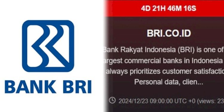 Peringatan serangan Bashe Ransomware pada data nasabah Bank BRI/X