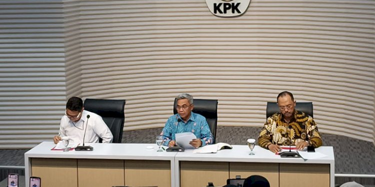  Konferensi pers KPK mengumumkan tersangka Sekjen PDIP Hasto Kristiyanto, Selasa 24 Desember 2024/RMOL