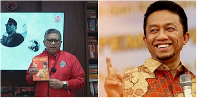 Kolase Sekjen PDIP Hasto Kristiyanto dan politikus PKS Tifatul Sembiring/RMOL