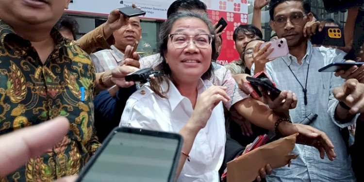 Mantan anggota Bawaslu, Agustiani Tio Fridelina i Gedung Merah Putih KPK, Jalan Kuningan Persada Kav 4, Setiabudi, Jakarta Selatan. Senin, 6 Januari 2025/RMOL