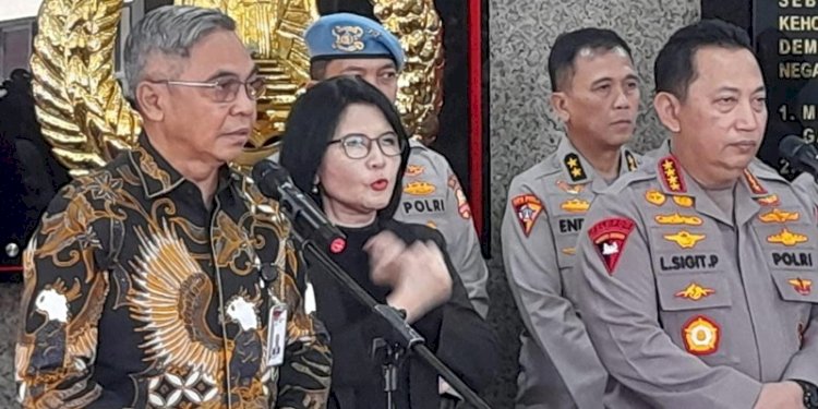  Ketua KPK, Komjen Setyo Budiyanto usai pertemuan dengan Kapolri Jenderal Listyo Sigit Prabowo di Mabes Polri, Jakarta Selatan pada Rabu, 8 Januari 2025/Ist