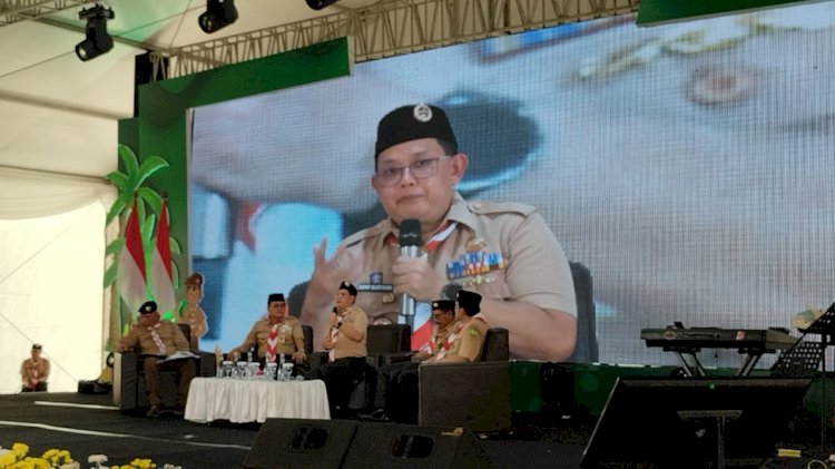 Adhi Karyono saat menghadiri Simulasi MBM di City Forest Jember/RMOLJatim